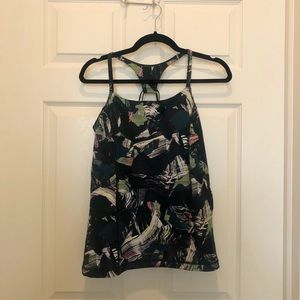 Zella athletic tank w built in bra size M